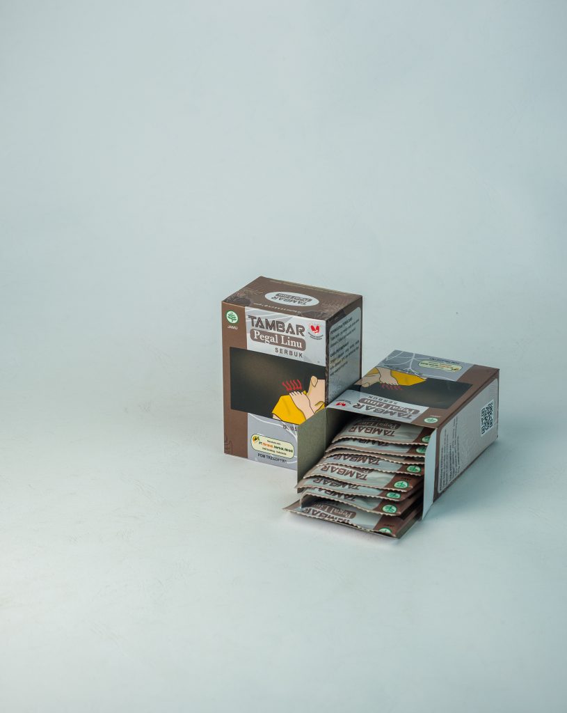 Jamu TAMBAR Pegal Linu bantu redakan pegal dan segarkan tubuh. Terbuat dari tanaman herbal Nusantara.