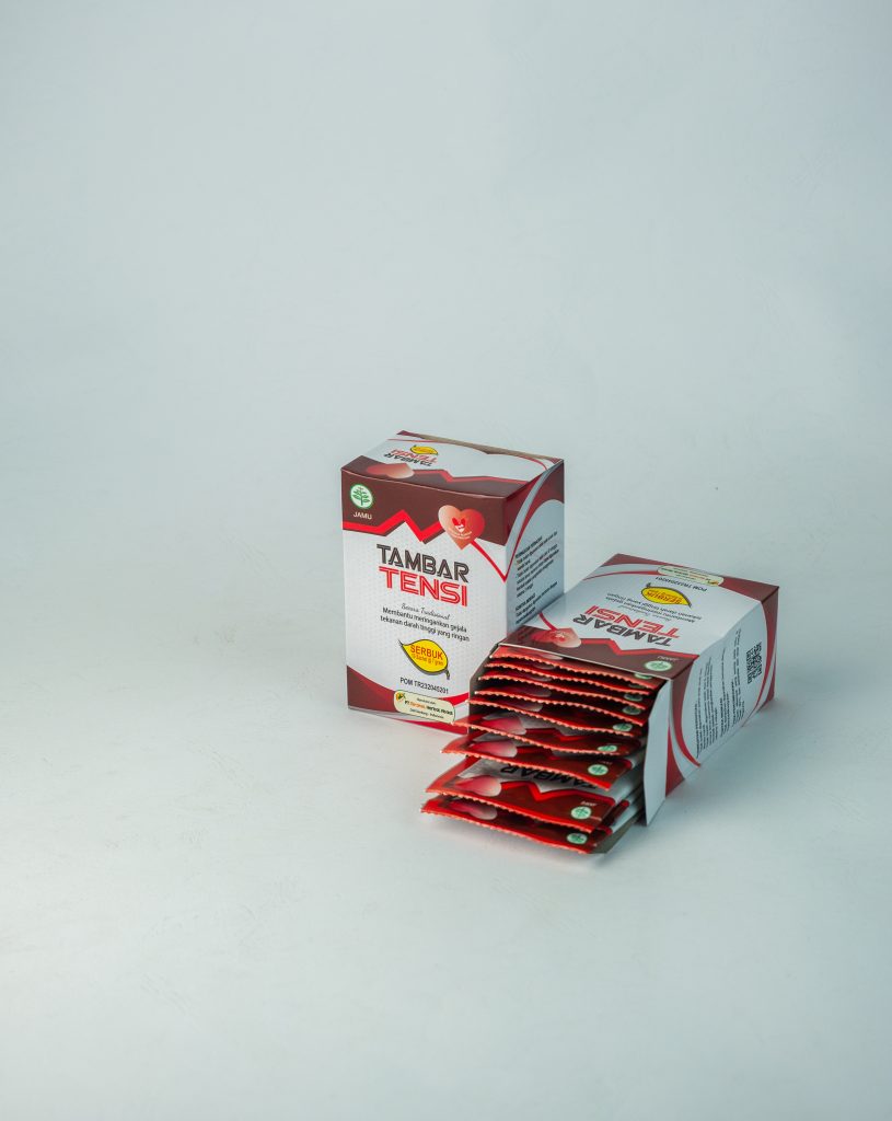 TAMBAR Tensi bantu ringankan gejala darah tinggi ringan secara alami. Terbuat dari tanaman herbal Nusantara.